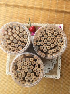 50 Stuks Hout Kleur Ronde Staaf 17.6Cm Potloden Hb Nontoxic