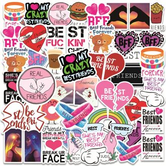50 Stuks I Love U Valentijnsdag Stickers Cadeau Voor Liefhebbers Om Diy Gitaar Motorfiets Skateboard Auto Laptop Koelkast decal Sticker E-50stk