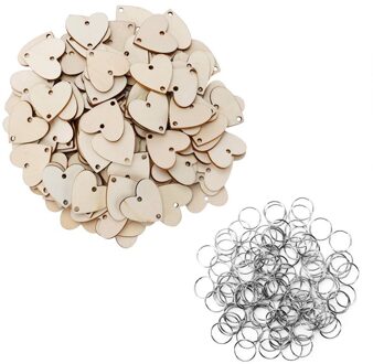 50 Stuks Kerst Houten Plakjes Met Gaten Diy Familie Verjaardag Kalender Lijst Opname Hout Chips Hanger Decoratie B