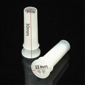 50 Stuks Lengte 16Mm 19Mm 30Mm Plastic Witte Hond Kat Piepers Schoenen Reparatie Fix Pet Lawaai Maker Invoegen Vervanging donker khaki