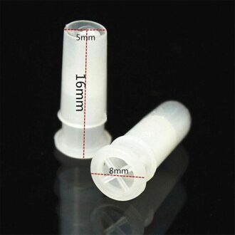 50 Stuks Lengte 16Mm 19Mm 30Mm Plastic Witte Hond Kat Piepers Schoenen Reparatie Fix Pet Lawaai Maker Invoegen Vervanging Donkerbruin