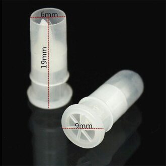 50 Stuks Lengte 16Mm 19Mm 30Mm Plastic Witte Hond Kat Piepers Schoenen Reparatie Fix Pet Lawaai Maker Invoegen Vervanging scharlaken