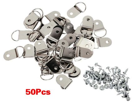 50 stuks Medium DRing Fotolijst Band Hangers met Schroeven