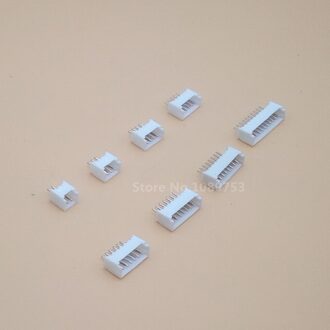 50 stuks MICRO JST Connector 1.25 MM Toonhoogte pin header 2 P/3 P/4 P/5 p/6 P/7 P/8 P/9 P/10 P Rechte naald VOOR PCB BOARD 1.25 2P 50stk