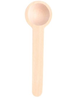 50 Stuks Mini Natuur Houten Huis Keuken Koken Lepels Tool Scooper Zout Kruiden Honing Koffie Lepels