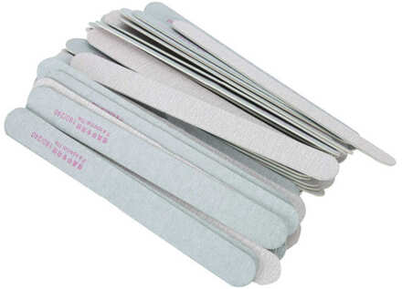 50 Stuks Nagelvijlen Dubbelzijdig 180/240 Grit Nail Buffering Bestanden Voor Thuis Nail Salon Nail Art Bestanden