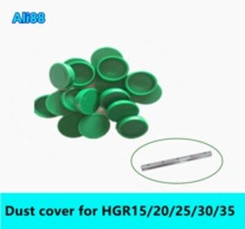 50 Stuks Nylon Plastic Stofkap Groene Caps Protector Voor HGR15 HGR20 HGR25 HGR30 HGR35 HGR45 HGR55 HGR65 Hiwin Lineaire rail Gidsen C5 for HGR20