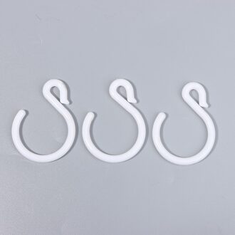 50 Stuks Plastic Haken S-Vormige Fangers Kleding Handdoek Manden Hanger Haak Pp Materiaal
