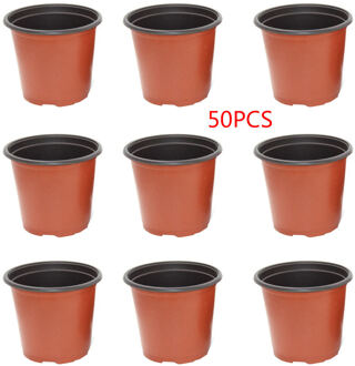 50 Stuks Plastic Tuin Bloempot Groeien Zaailingen Kwekerij Starter Pot Universele Opslag Container Met Hollows Tuin Gereedschap