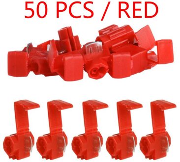 50 Stuks Quick Elektrische Kabel Connectors Snap Splice Lock Draad Terminals Crimp Batterij Connector Auto Accessoires