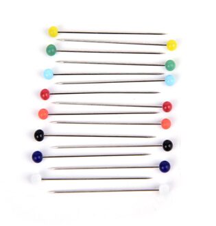 50 Stuks Ronde Parel Hoofd Spelden Bruiloften Corsage Bloemisten Naaien Pin Diy Ambachten Accessoires