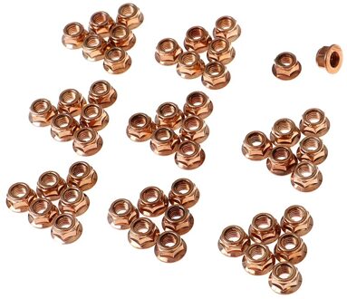 50 Stuks Van Uitlaat Moer M8 Sw 13 Koperen Moer