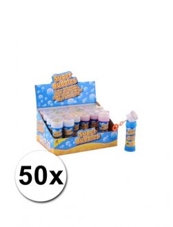 50 stuks voordelige kinder bellenblaas 50 ml - Bellenblaas