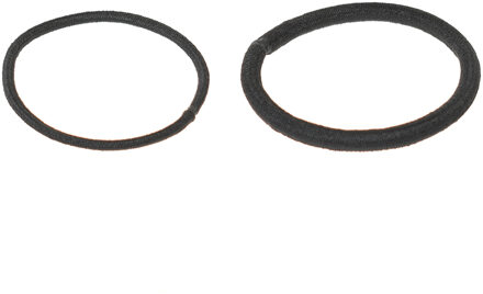 50 stuks Vrouwen Elastische Hair Ties Band Touwen Ringen Paardenstaart Houder Zwarte Elastische Haarband Rope Hair Styling Accessoires Gereedschap 2mm