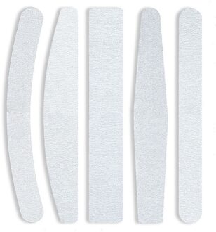 50 Stuks Wegwerp Block Nagelvijlen Double-Side Nail File Set Mini Nail Buffer Polish Remover Draagbare Schuurpapier Eelt rasp Gereedschap gemengd 5stk