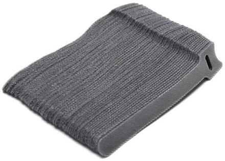 50 Stuks Zwarte Kabel Bandjes Kabelbinders Duurzaam Zachte Nylon Kabelbinders Herbruikbare Nylon Koord In Eu Ons Standaard 05