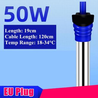 50 W-500 W Aquarium Fish Tank Dompelpompen Boiler Constante Temperatuur Verwarming Staaf Eu/Us Plug + heater Beschermhoes 220V EU 50W