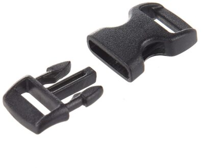 50 X Plastic Sluiting Klik Sluiting Plug Deurdrangers Zwart