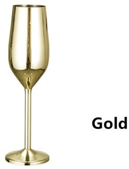 500/200Ml Beker Roestvrij Koper Plated Rode Wijn Glas Cup Grote Capaciteit -Slip Bar Wijn sap Drinker Mok Rose Gold 200ML goud / 2stk
