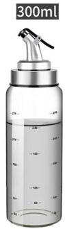 500/300/180Ml Koken Kruiden Fles Dispenser Saus Fles Glas Opslag Flessen Voor Olie En Azijn Draagbare keuken Gereedschap 300ml