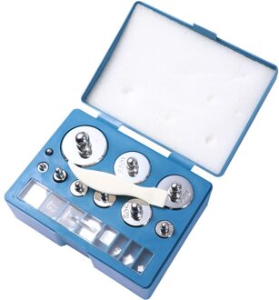 500 Gram Plating Staal Kalibratie Schaal Gewicht Kit Kalibratiegewichten Met Pincet Voor Digitale Weegschaal-10Mg-200G