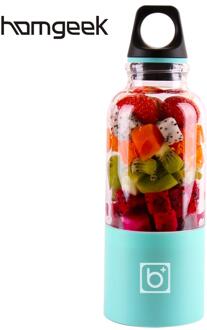 500 ml Elektrische Juicer Cup Draagbare Outdoor Reizen USB Oplaadbare Blender Mini Sap Maker Fruit Mixer Knijper Rood