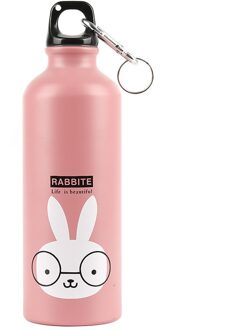 500 Ml Sport Water Fles Mooie Dieren Patroon Lekvrije Outdoor Camp Fiets Sport Water Fles School Kids Water fles leeuw