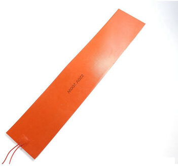 500 Mm X 100 Mm 12V 24V 220V Siliconen Verwarming Pad Elektrische Silicone Rubber Warmte Mat Verwarmd bed Plaat Flexibele Waterdichte 3D Printer 110V