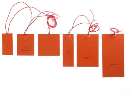 500 Mm X 100 Mm 12V 24V 220V Siliconen Verwarming Pad Elektrische Silicone Rubber Warmte Mat Verwarmd bed Plaat Flexibele Waterdichte 3D Printer 36V