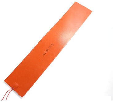 500 Mm X 100 Mm 12V 24V 220V Siliconen Verwarming Pad Elektrische Silicone Rubber Warmte Mat Verwarmd bed Plaat Flexibele Waterdichte 3D Printer 5V