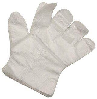 500 Pc Wegwerp Handschoenen Plastic Toegevoegde Waarde Hoogwaardige Restaurant Familie Service Catering Sanitaire En T5