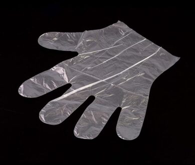 500 Pcs Eetkamer Pe Handschoenen Keuken Koken Transparante Accessoires Voor Eten Cleaning Plastic Wegwerp Handschoenen