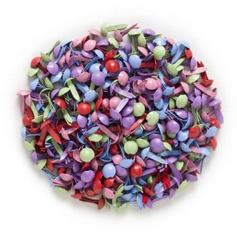 500 Pcs Gemengde Pastel Ronde Brads Scrapbooking Versiering Card Making Diy Handgemaakte Decor