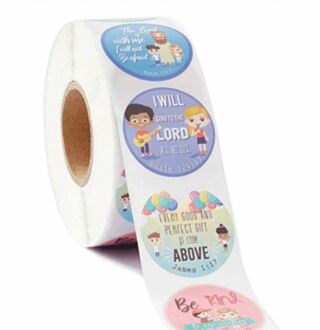 500 Pcs / Roll Afdichten Sticker Labels Christian Termen Sticky Stickers Bakken Papier Stickers Cadeau Decoratie