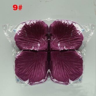 500 Pcs Silk Rose Flower Petals Leaves Wedding Tafeldecoraties Rozenblaadjes Paars
