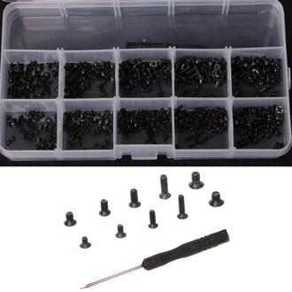 500 stks/doos Laptop Schroeven Set Notebook Netbook Kit Voor HP Dell Lenovo Sony Toshiba SAMSUNG Gateway Acer met Schroevendraaier