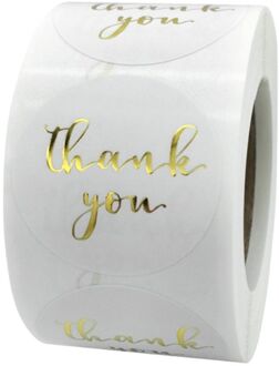 500 Stuks Dank U Handgemaakt Met Liefde Stickers Seal Label Voor Wedding Christmas Pakket Envelop Briefpapier Sticker 5AC203149-1