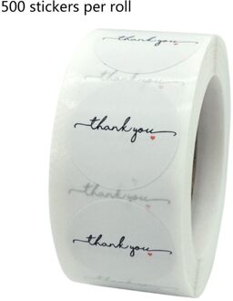 500 Stuks Dank U Stickers Seal Label Scrapbooking Bakken Bags Bruiloft Decoratie 5AC203064-1