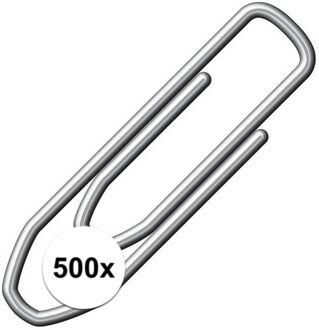 500 stuks kleine paperclips 21 mm - Paperclip Zilverkleurig