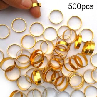 500 Stuks Metalen Vogel Voet Ring Bands Clip Op Been Ringen Voor Duif Duif Kuikens Teken