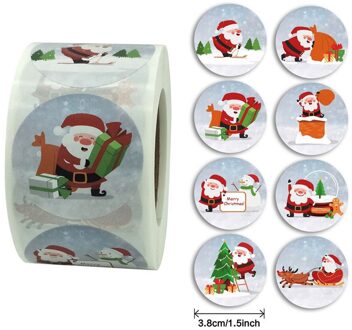 500 Totaal Labels Kerstcadeau Tags Cartoons Aanwezig Stickers Cadeau Labels Decoratieve Thuis Accessoire