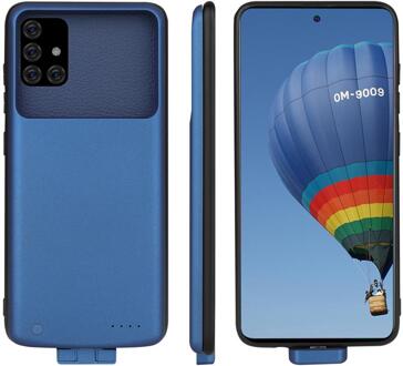 5000 Mah Voor Samsung Galaxy S20 Fe Batterij Case En Power Bank Smart S20FE Voor Samsung Galaxy S20 Fe Batterij charger Case blauw
