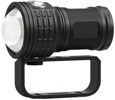 50000LM Duiken Zaklamp Fotografie Led Light Onderwater 80M IPX8 Cob Fakkel Lamp Multifunctionele Duiken Licht Zaklamp