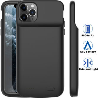 5000mAh Voor iPhone 11 11Pro 11PorMAX Draagbare Power Bank Pack Cover Magneet Externe 18W Fast Charger Batterij beschermhoes 5000mAh iP 11promax