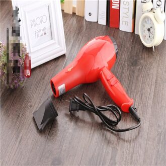 5000W Professionele Föhn Föhn Voor Kapsalon Kapper Haardroger Met Nozzles Reizen Koude Constact Temperatuur rood / UK