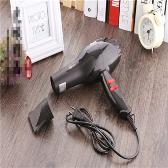 5000W Professionele Föhn Föhn Voor Kapsalon Kapper Haardroger Met Nozzles Reizen Koude Constact Temperatuur zwart / VS