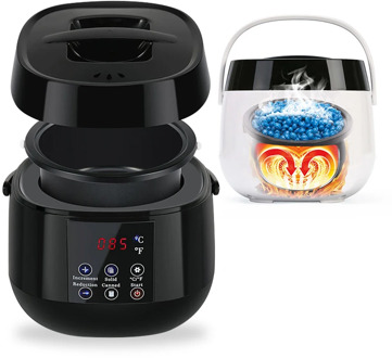 500CC Wax Heater Hair Removal Machine LCD Display Smart Waxing Machine SPA Hand Feet Body Epilator Paraffin Wax Warmer Fast Heat