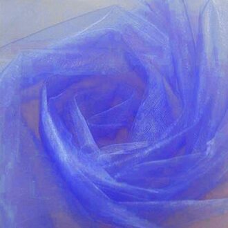 500Cm X 48Cm Sheer Crystal Organza Tulle Roll Stof Voor Wedding Achtergrond Party Decoratie Organza Stoel Sjerpen #50G