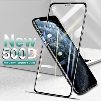 500D Full Curved Protective Glass For iphone 11 XR X XS 11Pro Max SE 2 Tempered Screen Protector iphone 7 6 6S 8 Plus Glass Film