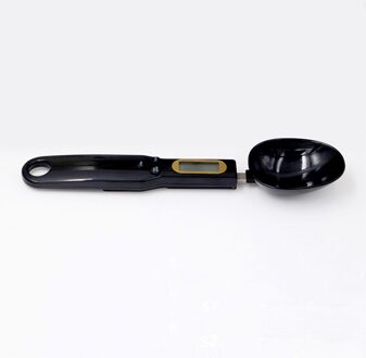 500G/0.1G Draagbare Lcd Digitale Keukenweegschaal Maatlepel Gram Elektronische Spoon Gewicht Volumn Voedsel Schaal zwart